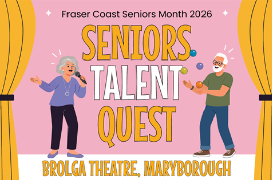 Fraser Coast Seniors Month 2026 Seniors Talent Quest at Brolga Theatre, Maryborough