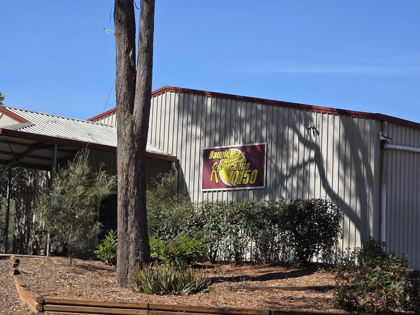 Bauple recreation centre beside the community shed